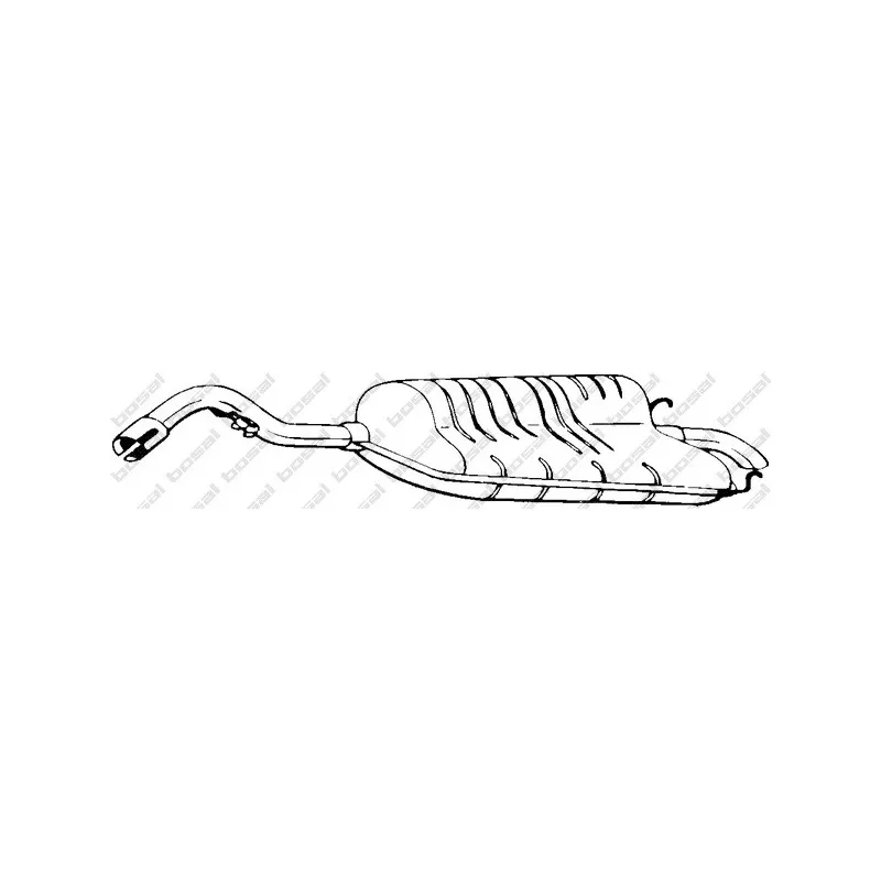 Silencieux arrière BOSAL 154-907