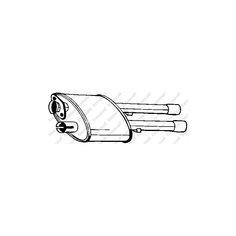Silencieux central BOSAL 154-915