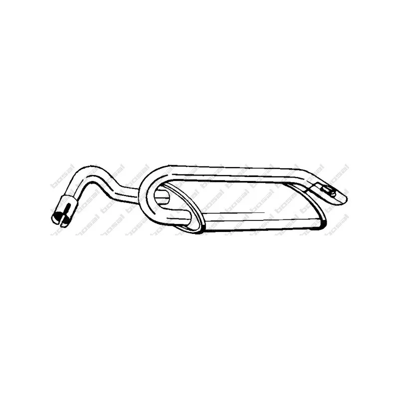 Silencieux arrière BOSAL 154-937