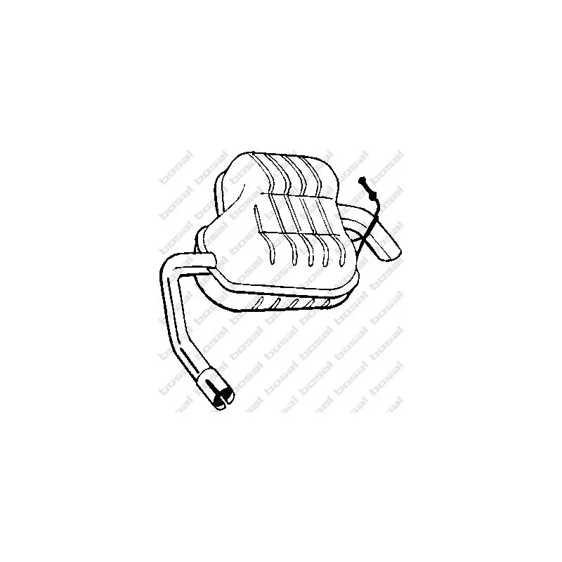 Silencieux arrière BOSAL 154-965