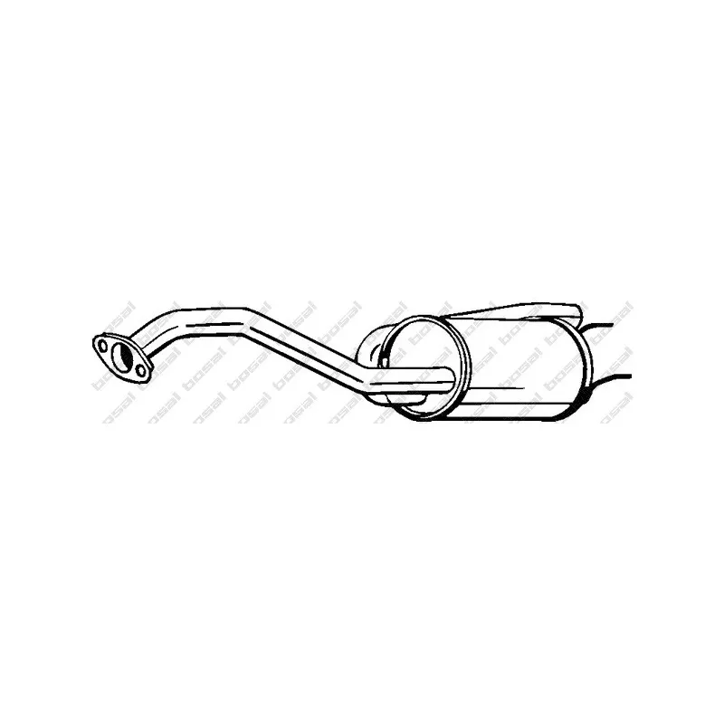 Silencieux arrière BOSAL 163-057