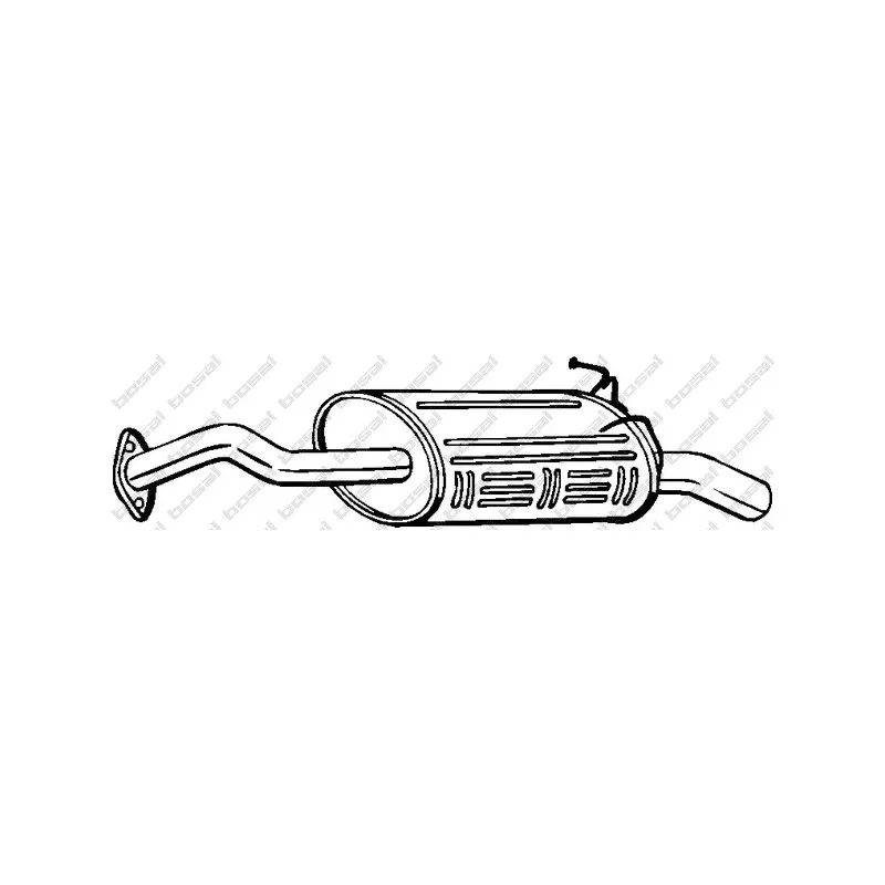 Silencieux arrière BOSAL 163-063