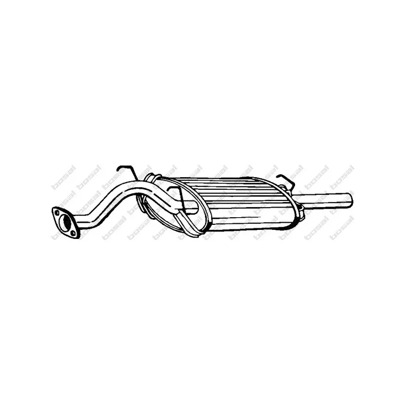 Silencieux arrière BOSAL 163-157
