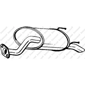 Silencieux arrière BOSAL