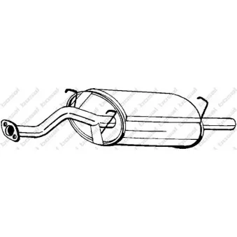 Silencieux arrière BOSAL