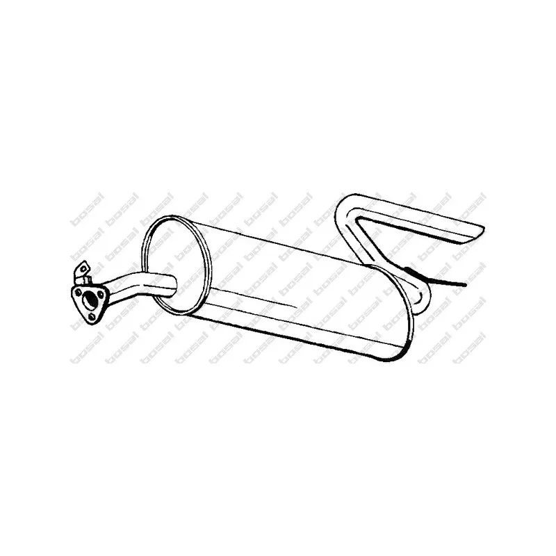 Silencieux arrière BOSAL 170-225