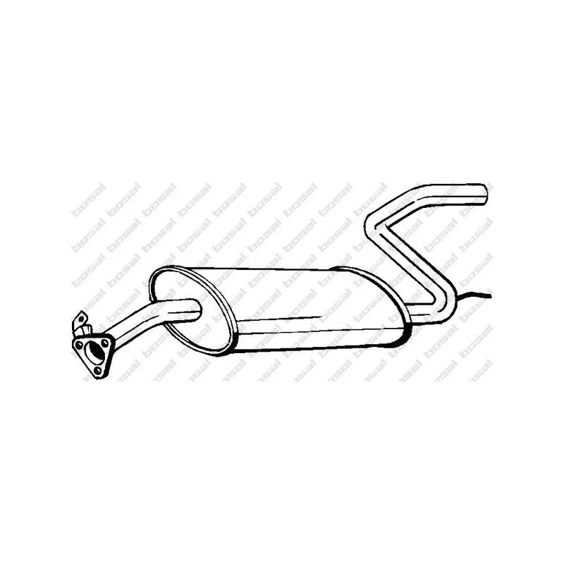 Silencieux arrière BOSAL 170-301