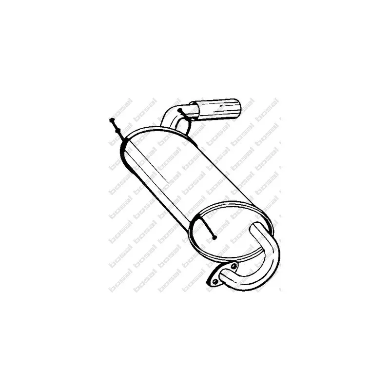 Silencieux arrière BOSAL 171-003