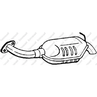 Silencieux arrière BOSAL 171-019