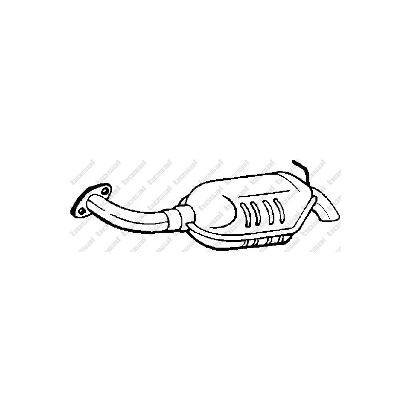 Silencieux arrière BOSAL 171-019
