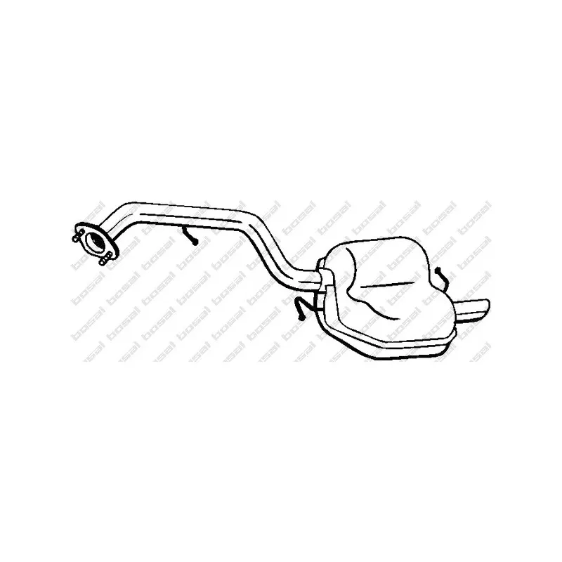 Silencieux arrière BOSAL 171-035