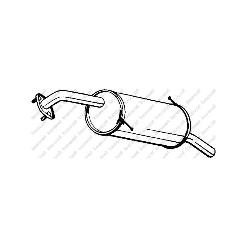 Silencieux arrière BOSAL 171-045