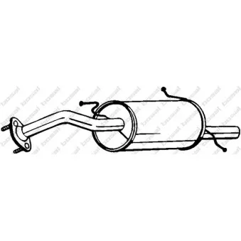 Silencieux arrière BOSAL