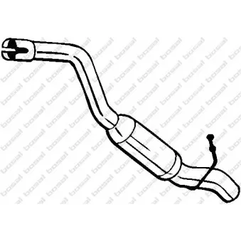 Silencieux arrière BOSAL 171-219