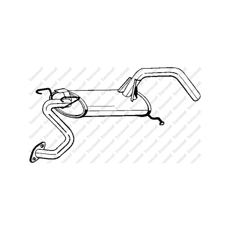 Silencieux arrière BOSAL 171-279