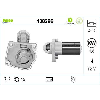 Démarreur VALEO 438296