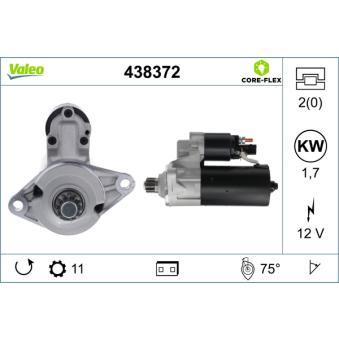 Démarreur VALEO 438372