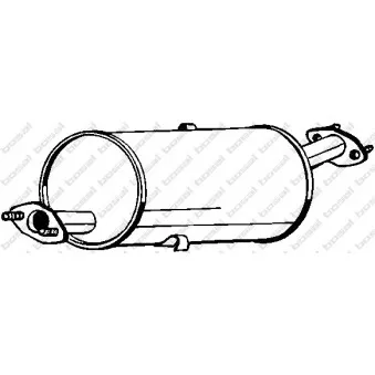 Silencieux arrière BOSAL