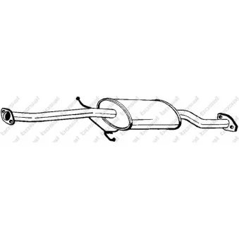 Silencieux central BOSAL 171-387