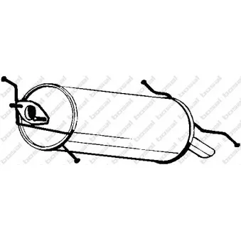 Silencieux arrière BOSAL