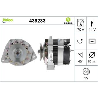 Alternateur VALEO 439233
