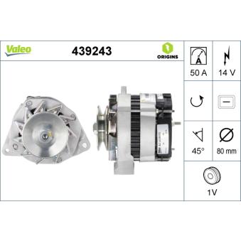 Alternateur VALEO 439243