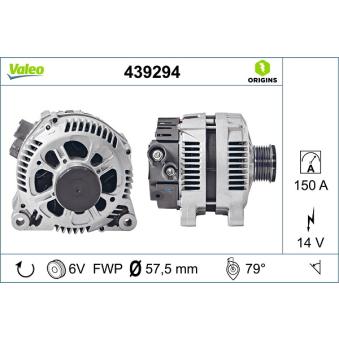 Alternateur VALEO 439294