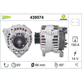 Alternateur VALEO 439574