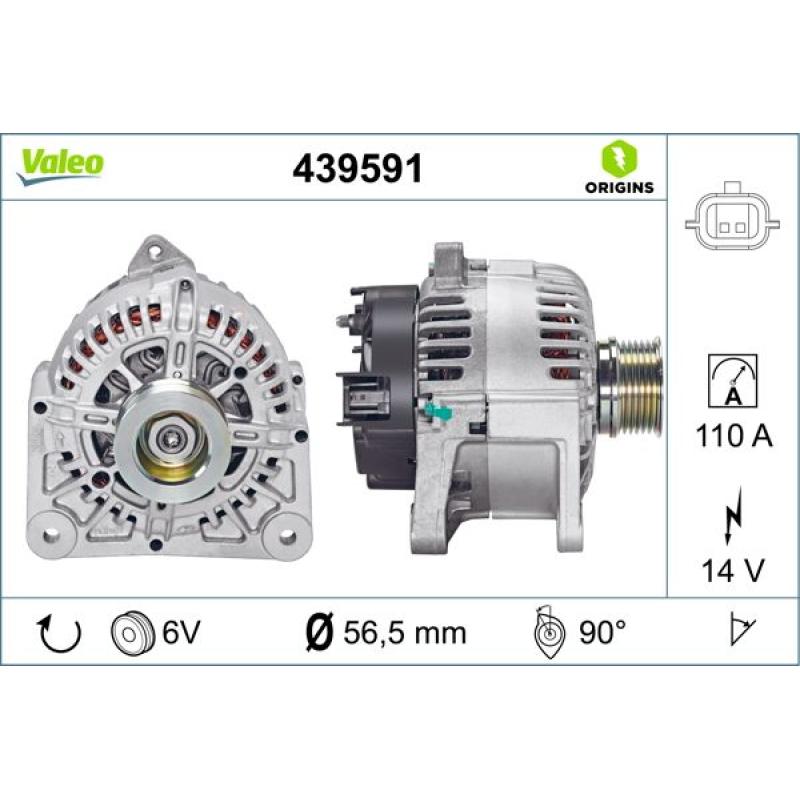 Alternateur VALEO 439591 - Visuel 1