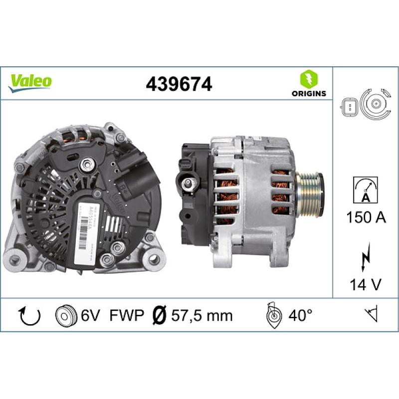 Alternateur VALEO 439674 - Visuel 1