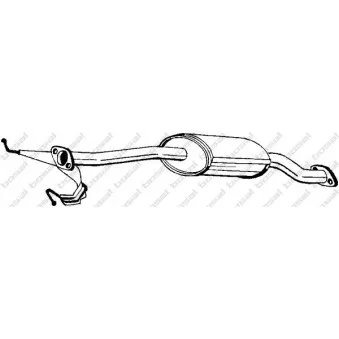 Silencieux central BOSAL 171-569