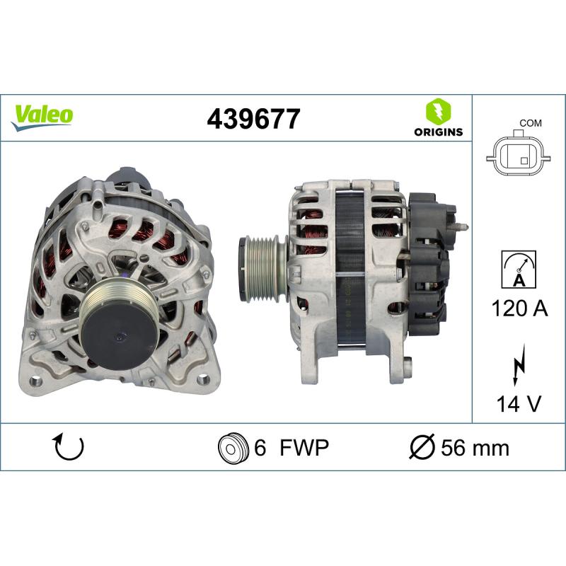 Alternateur VALEO 439677 - Visuel 1