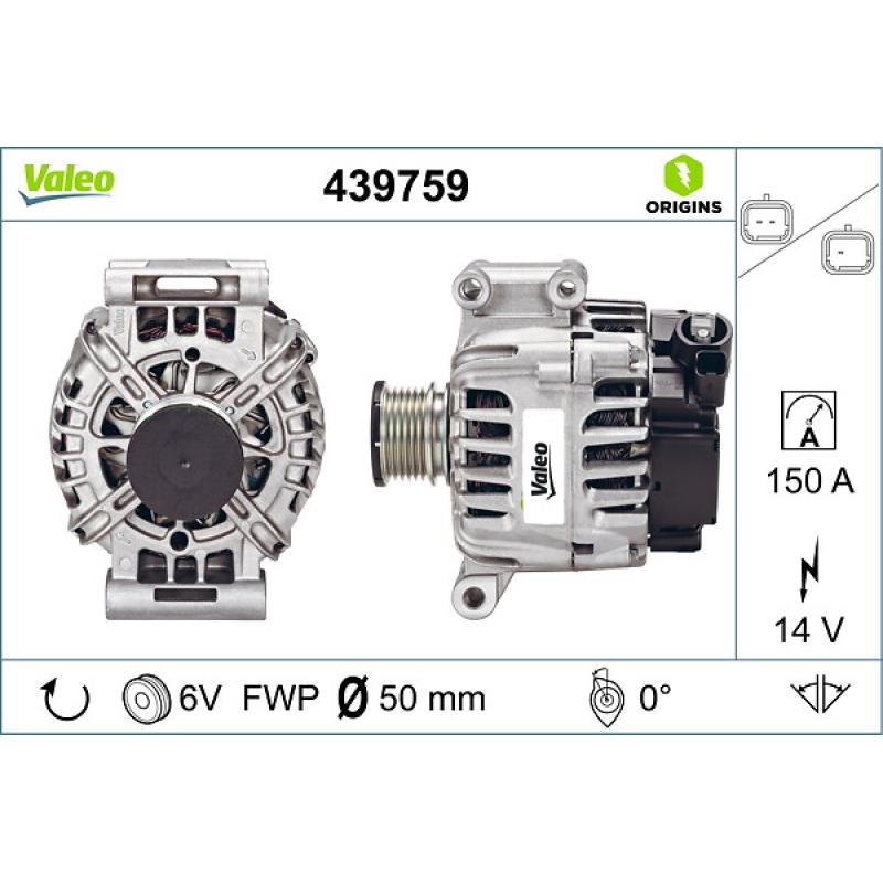Alternateur VALEO 439759 - Visuel 1