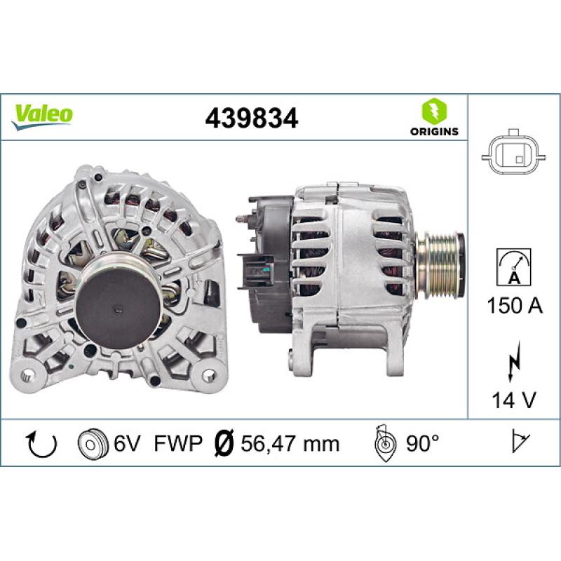 Alternateur VALEO 439834 - Visuel 1