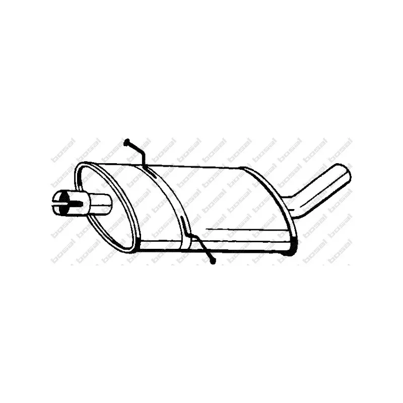 Silencieux central BOSAL 175-003