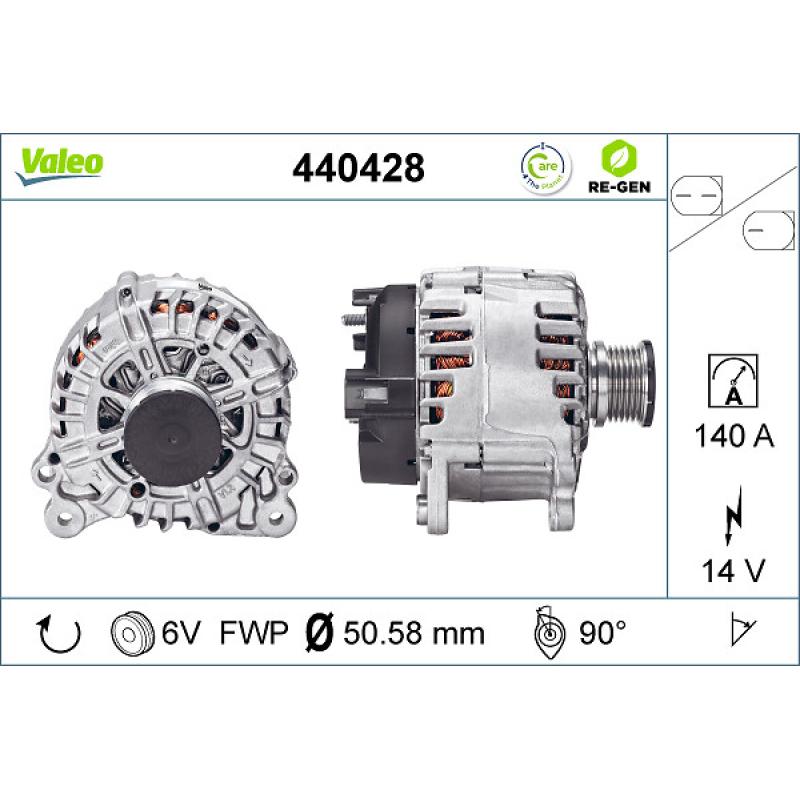 Alternateur VALEO 440428 - Visuel 1