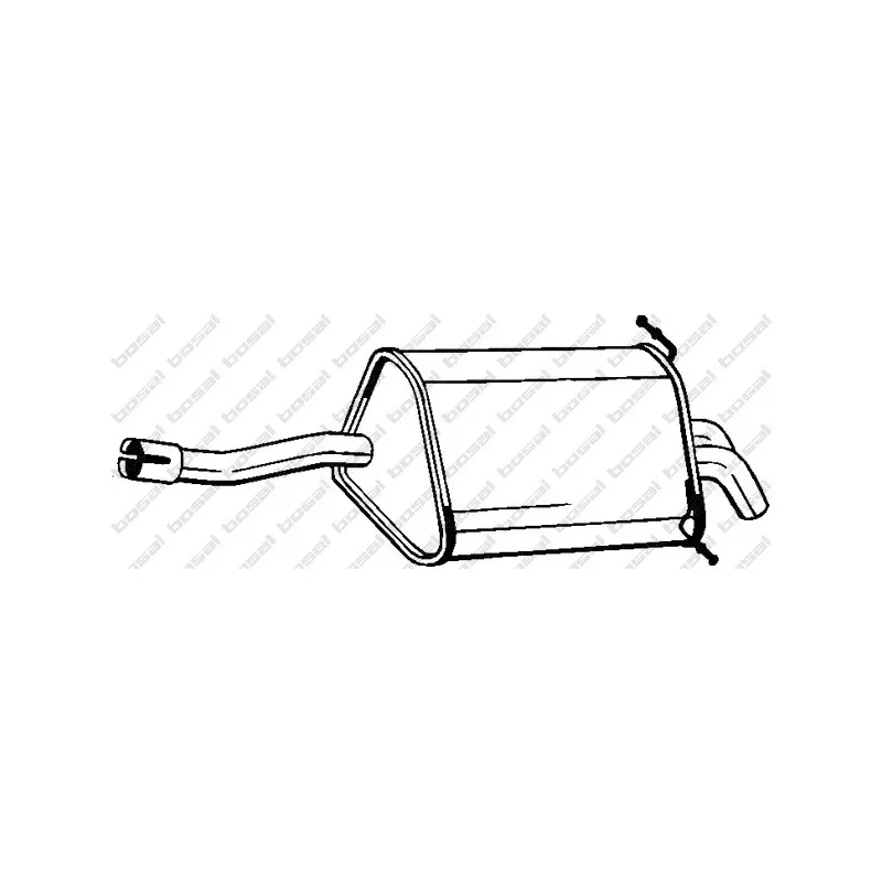 Silencieux arrière BOSAL 175-035