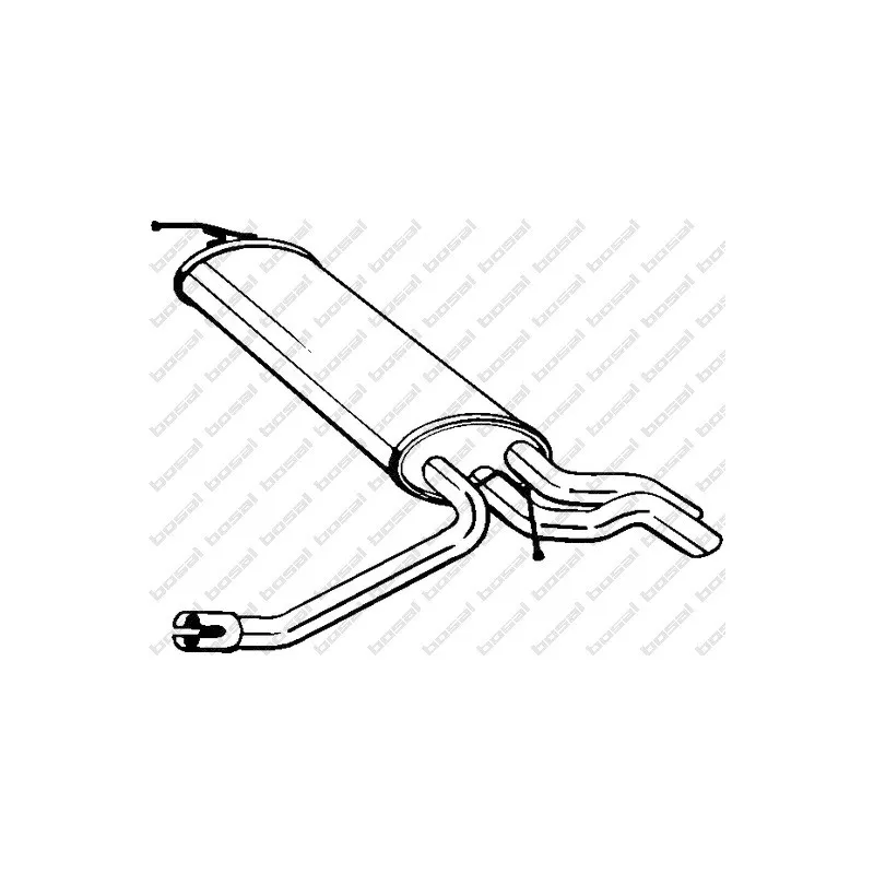 Silencieux arrière BOSAL 175-087