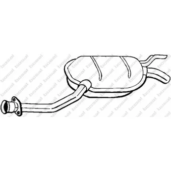 Silencieux central BOSAL 175-123