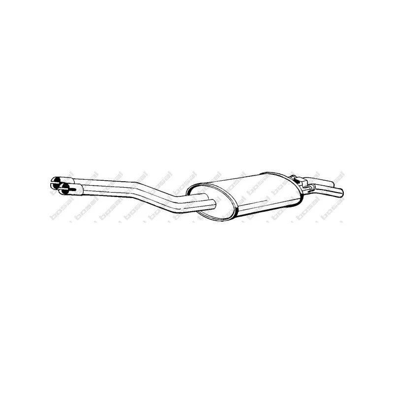 Silencieux arrière BOSAL 175-133
