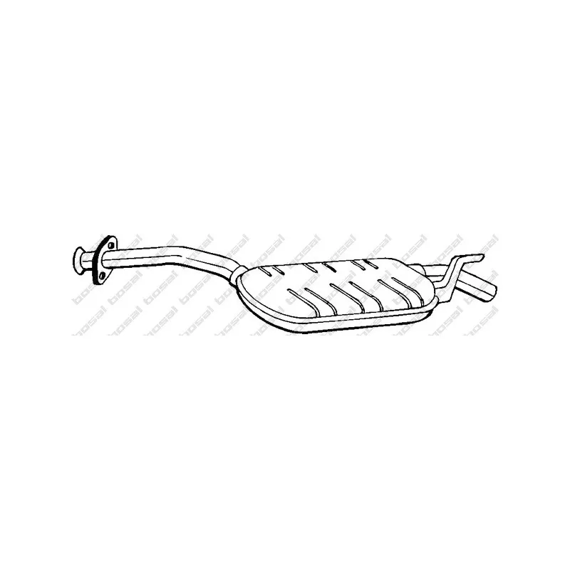Silencieux central BOSAL 175-175