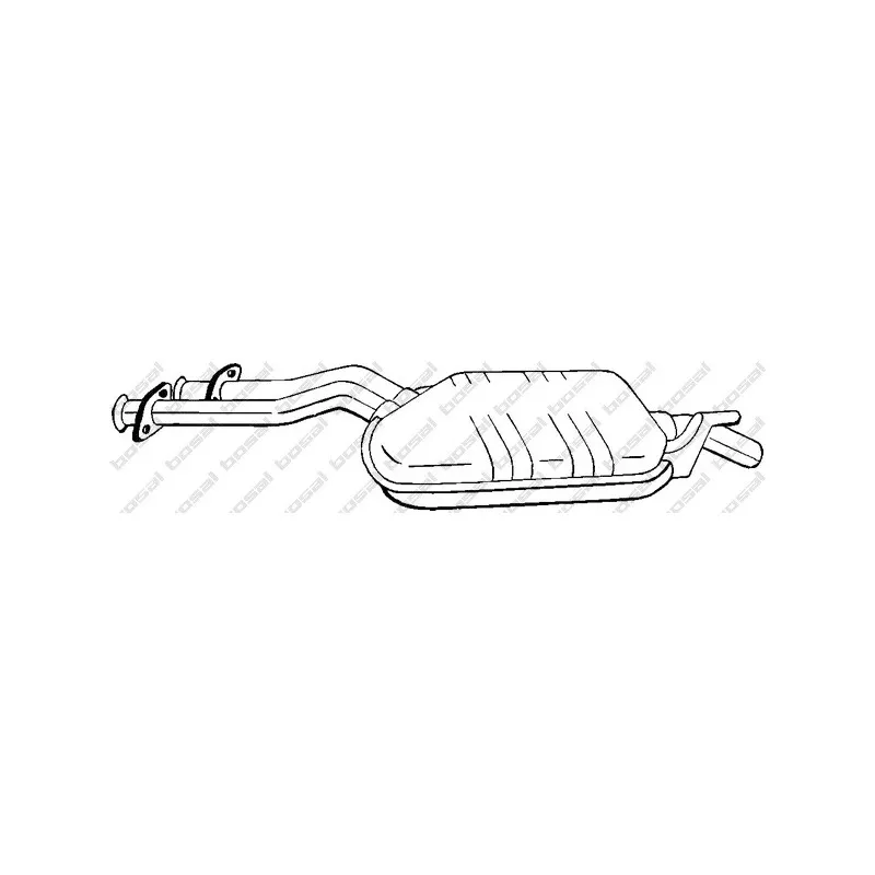Silencieux central BOSAL 175-191