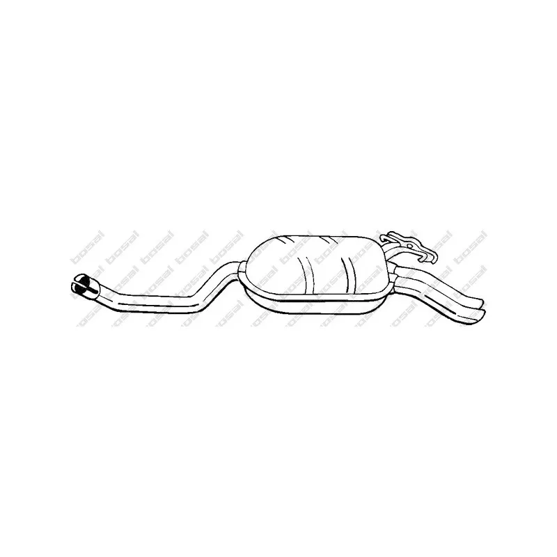 Silencieux arrière BOSAL 175-339
