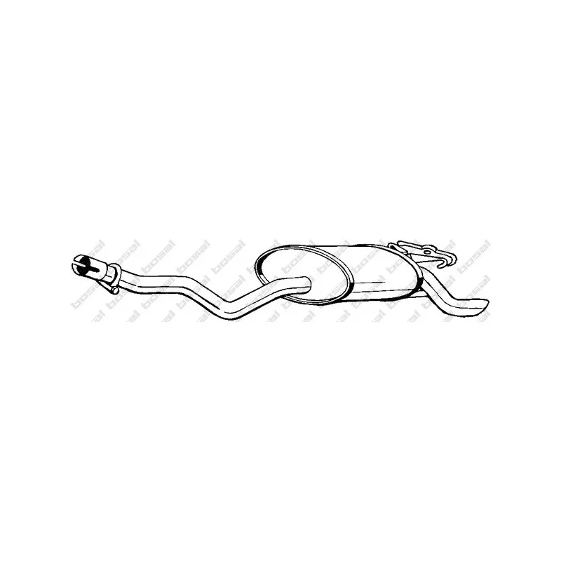 Silencieux arrière BOSAL 175-347