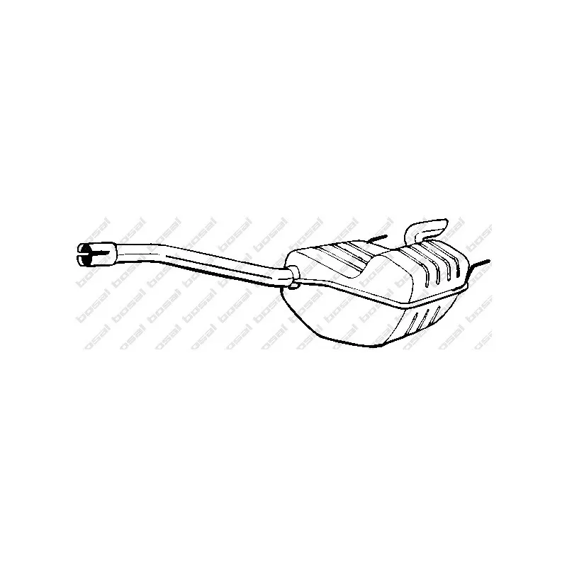Silencieux arrière BOSAL 175-349