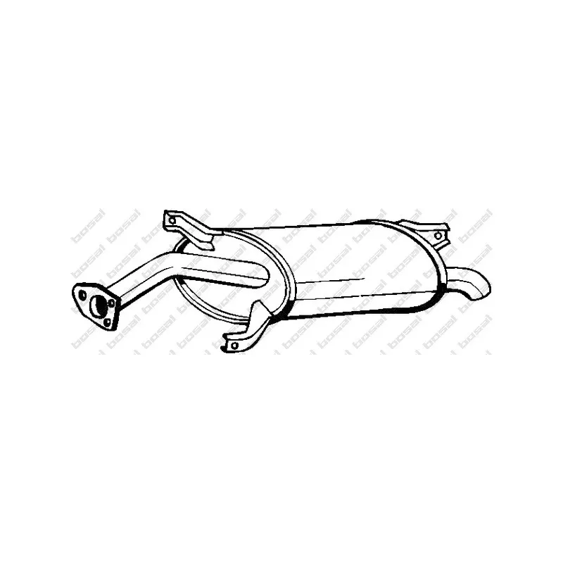 Silencieux arrière BOSAL 177-001