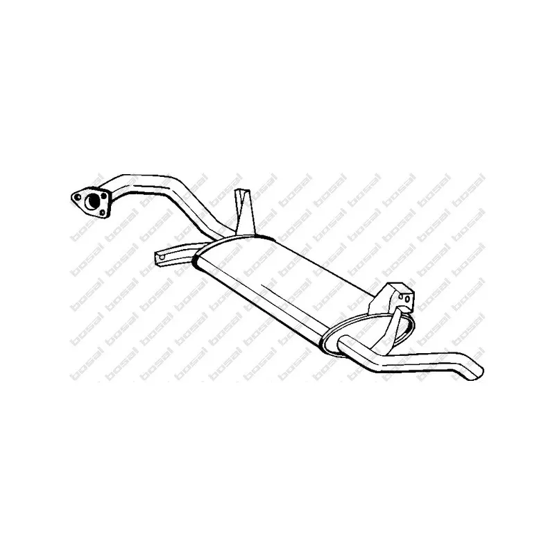 Silencieux arrière BOSAL 177-105