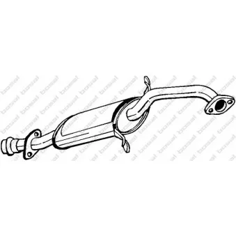 Silencieux central BOSAL 177-109