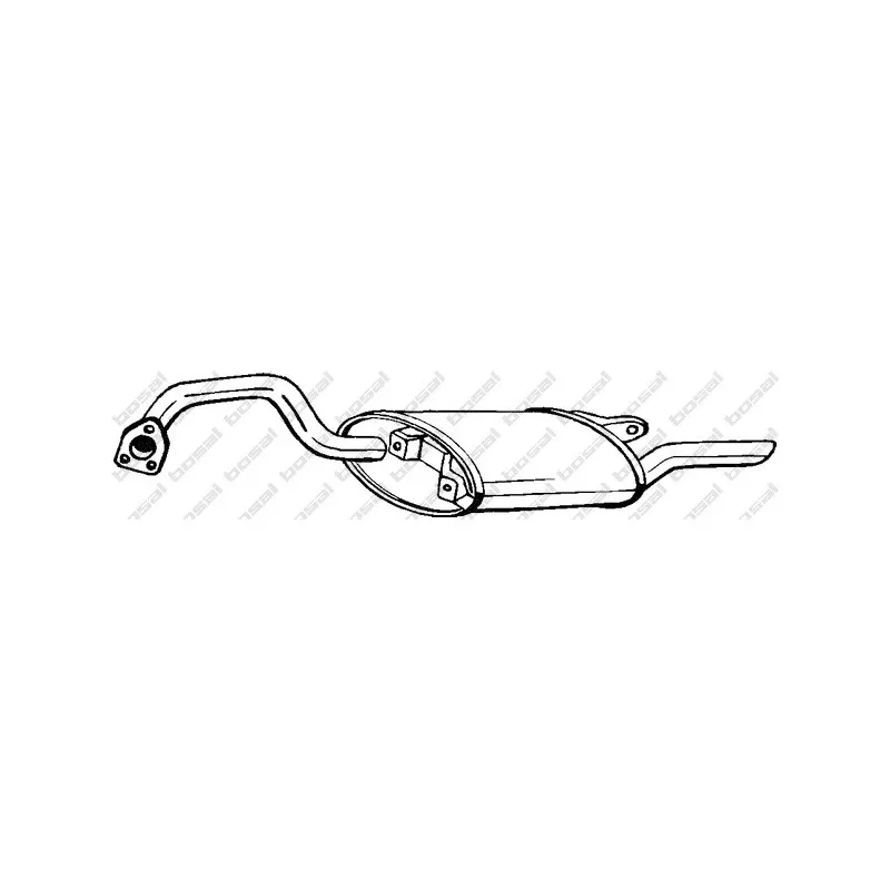 Silencieux arrière BOSAL 177-157