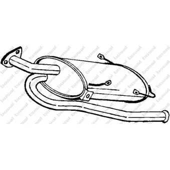 Silencieux arrière BOSAL 177-277
